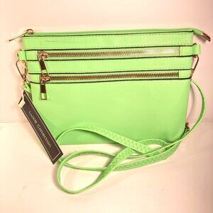 Luxie Collection Neon Green Small Crossbody Purse